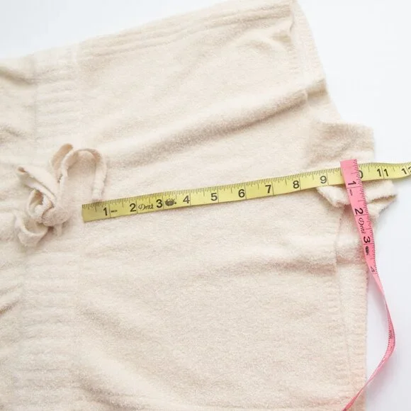 Spiritual Gangster Serenity Romper Chenille-Like Plush Cozy Scoop Ivory Medium - Picture 7 of 7